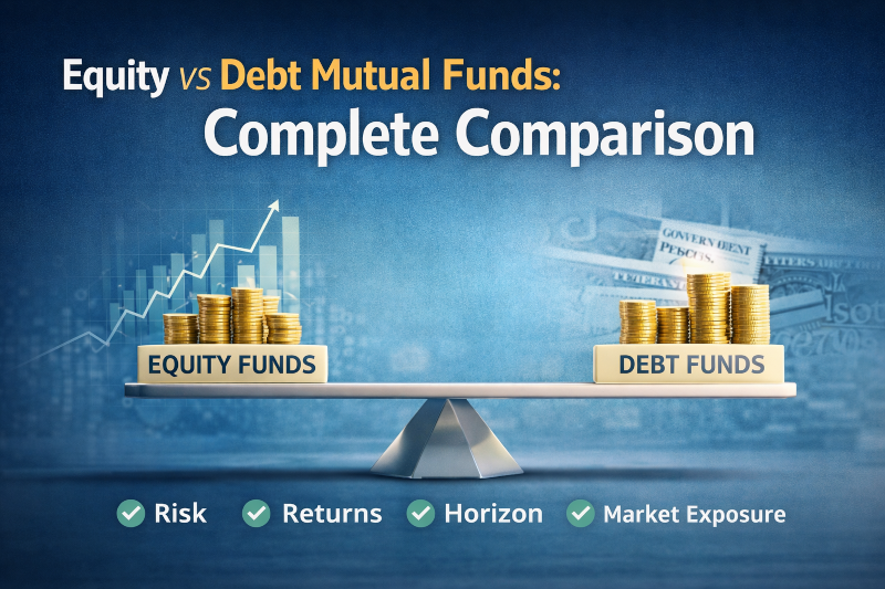 Equity vs Debt Mutual Funds: Complete Comparison